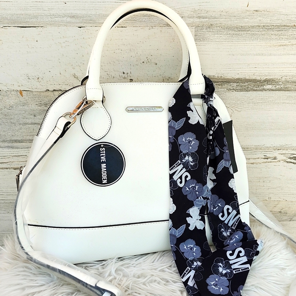 NWT STEVE MADDEN BRELLI SATCHEL/CROSSBODY BAG - Picture 1 of 16
